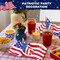 200PCS 4th of July Party Supplies – Plates, Napkins, Cups, Banners & Food Tray